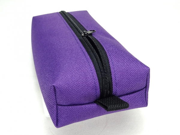 Stiftemäppchen, Federmäppchen LILA violett, Universaltasche, Schlamper, Kastenform, boxy bag, by BuntMixxDESIGN